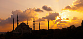 'Blue Mosque At Dusk; Istanbul, Turkey'