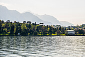 English style gardens of Villa Melzi, Bellagio, Lake Como, Lago di Como, Province of Como, Lombardy, Italy