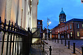 Dublin castle and City hall in the evening, Dublin, Ireland