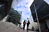 Grand Canal Theatre in den Docklands, Dublin, Irland