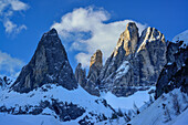Hohe Leist and Zwoelferkogel, Val Fiscalina, Sexten Dolomites, South Tyrol, Italy
