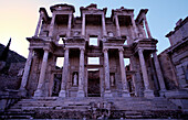 Facade of the Library of Celsus at the Ruins of Ephesus, Ephesus, Selcuk, Efes, Turkey, Asia