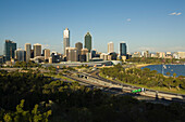 Skyline von Perth, Perth, Western Australia, Australien