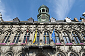 Guild hall, Grand Place square, Mons, Hennegau, Wallonie, Belgium, Europe