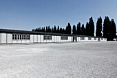 Barrack and grounds of Dachau Concentration camp, Dachau, Munich, Bavaria, Germany