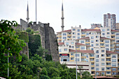 Trabzon mit Burg, Trabzon, Schwarzes Meer, Osttürkei, Türkei