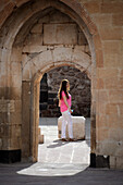 In the Ishak Pasa Palace near Dogubayazit at Ararat, Kurd populated area, east Anatolia, East Turkey, Turkey