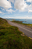 Coastal road along the southern coast of the Ring of Kerry, Ireland