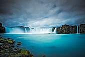 The waterfall of the gods Godafoss, Iceland