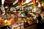 Nuts and sweets and dried fruit store in Istanbul's Spice Market