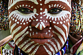Kikuyu Tribesman with painted face-Thompson Falls
