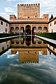 Nasrid Palaces in the Alhambra,  Granada,  Andalucia,  Spain