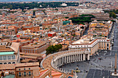 A view of Rome from St. Peter's Basilica.