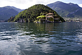 Villa del Balbianello made famous in several movies, along Lake Como, Italy.