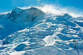 Ein Meter Schnee auf nichts am 26. Oktober, Hintertuxer Gletscher, Zillertal, Österreich