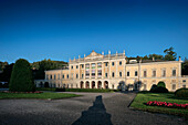Frontalansicht auf Villa Olmo, Como Stadt, Comer See, Lago di Como, Lombardei, Italien, Europa