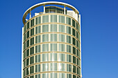 Fassade von Coffee Plaza, Architekt Richard Meier, Sandtorpark, Hafencity, Hamburg, Deutschland
