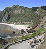 Dorf von Chavayan, Sabtang Insel, Batanes, Philippinen, Asien