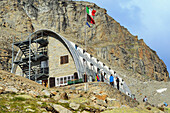 Rifugio Vittorio Emanuele II, Gran Paradiso, Nationalpark Gran Paradiso, Grajische Alpen, Aostatal, Aosta, Italien