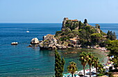 Isola Bella in Taormina, Sicily, Italy, Mediterranean, Europe