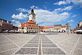 Council House in Piata Sfatului, Brasov, Transylvania, Romania, Europe