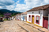Historical mining town of Tiradentes, Minas Gerais, Brazil, South America