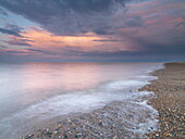 Stunning evening colours at the North Beach, Great Yarmouth, Norfolk, England, United Kingdom, Europe