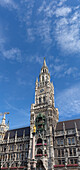Tower of the New Town Hall, Marienplatz, Munich, Upper Bavaria, Bavaria, Germany