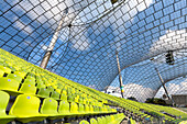 Zeltdach des Olympiastadions, München, Oberbayern, Bayern, Deutschland