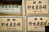 Packages of tea