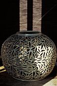 Intricately designed ceramic vase