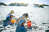 Children playing in sand
