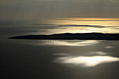 Sunrise on the Adriatic Sea near Unije, Croatia