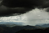 Storm clouds over mountain ranges, Mt Hotham, Victoria, Australia