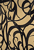 Wrought iron on a wall