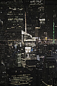 Double Exposure of Midtown Manhattan, New York, USA