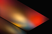 Abstract colored light on a screen