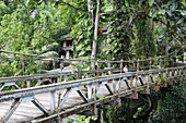 Old bridge over a river on the way from Ubud to Penastanan, Bali, Gianyar, Indonesia