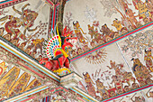 Ceiling paintings, Kertha Gosa Pavilion, Klungkung Palace, Taman Gili, Semarapura, Klungkung, Bali, Indonesia