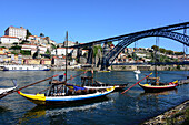 an der Ponte Luis am Rio Douro, Porto, Portugal