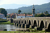 Ponte de Lima at Rio Lima, Minho, Northwest-Portugal, Portugal