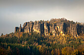 Pfaffenstein Rock, National Park Saxon Switzerland, Elbe Sandstone Mountains, Saxony, Germany