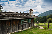 Hut near Kochel am See, Bavaria, Germany