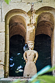 Pieve di Corsignano, romanesque church,  Pienza, Val d`Orcia, province of Siena, Tuscany, Italy, UNESCO World Heritage