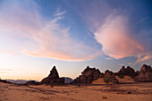 Felsformationen in der libyschen Wüste, Wadi Awis, Akakus Gebirge, Libyen, Afrika