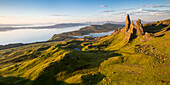 Rock pinnacles, Isle of Skye, Trotternish peninsula, Inner Hebrides, Highland, Scotland, United Kingdom