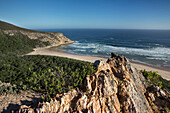 Coastal landscape and beach, Natures Valley, Otter Trail, Indian Ocean, Western cape, South Africa