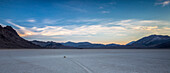 Moving rocks, Death Valley National Park, Mojave Desert, Sierra Nevada, California, USA