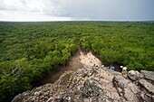 Cobá: Mayan Archeological Ruins at Yucatan Peninsula.