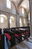 Inside the medieval monastery of Lippoldsberg, Hesse, Germany, Europe